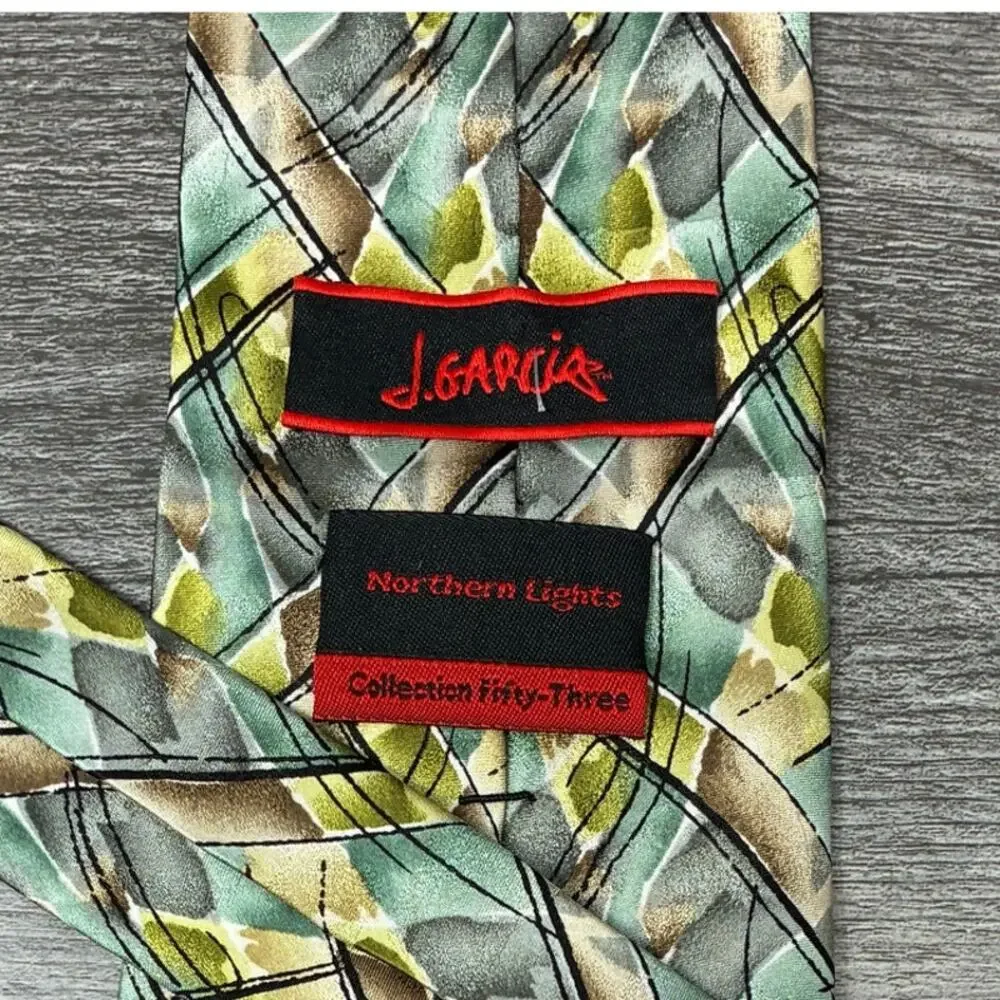 Jerry Garcia J Garcia Lot 3 100% Silk Ties Northern Lights Abstract Neckties
